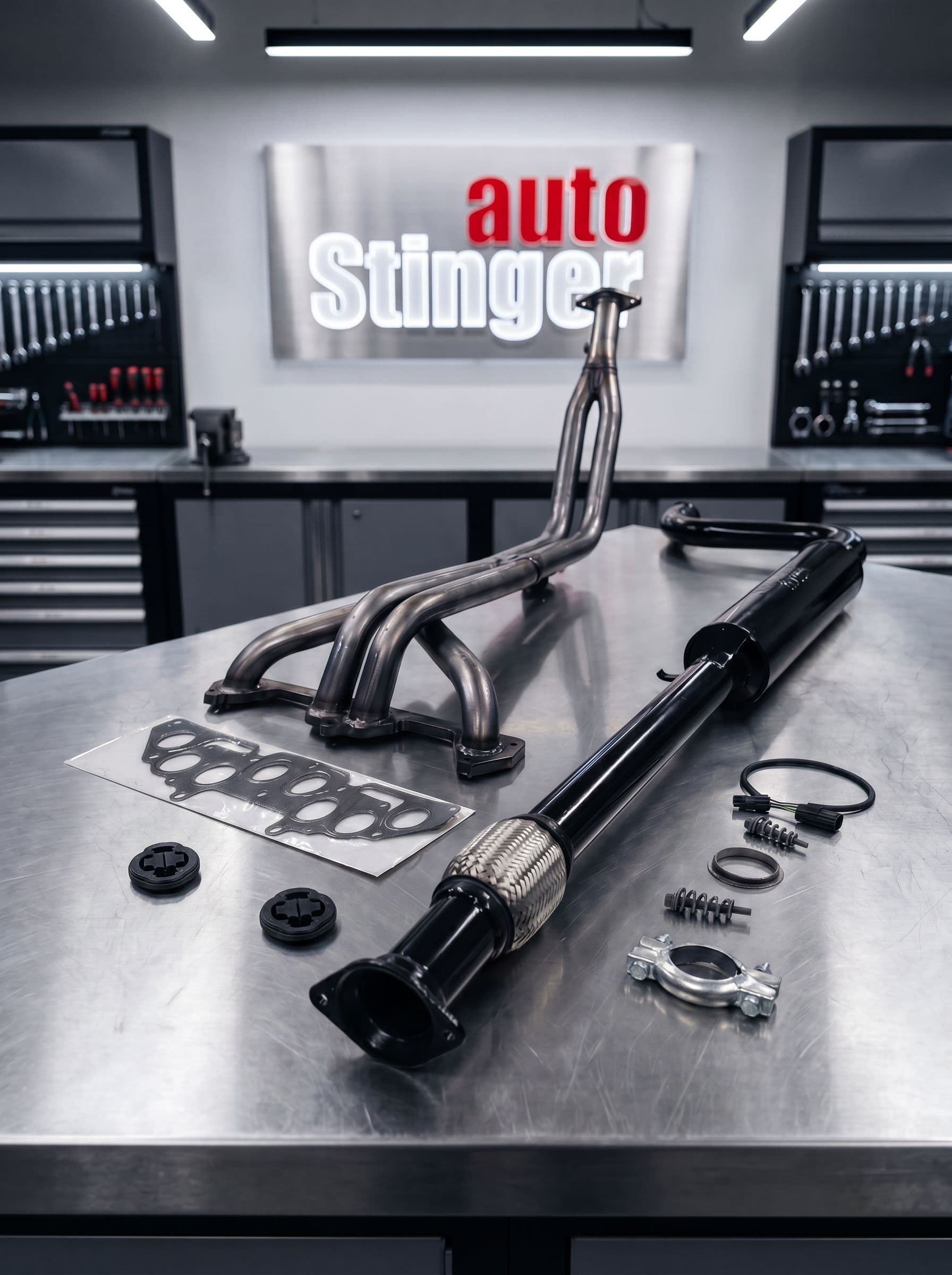 Паук + Резонатор Stinger-auto на а/м 2108